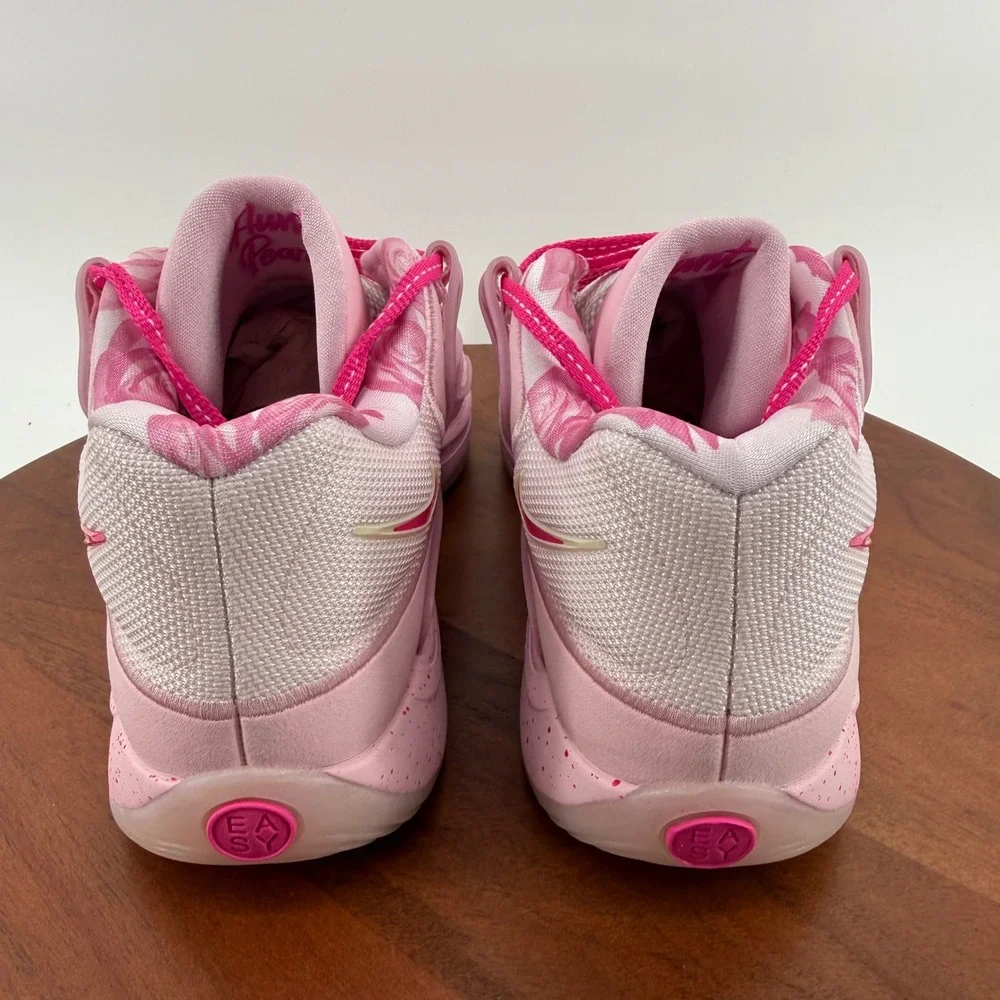 Nike KD18 NRG Aunt Pearl Pink Floral Basketball Shoes HV1997-600 Mens Size 11